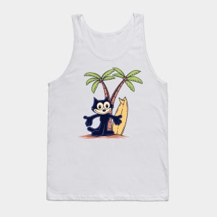 Felix surfing on summer vacation Tank Top